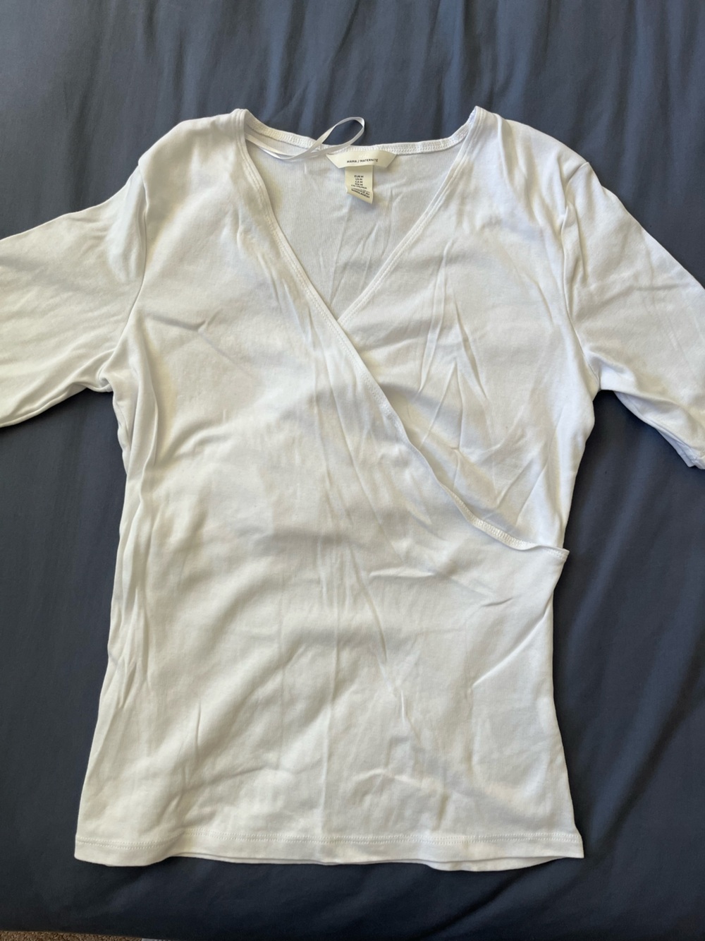 Maternity White Short-Sleeve T-Shirt